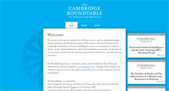 Desktop Screenshot of cambridgeroundtable.org